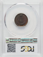1864 Bronze No L RB Indian Cent PCGS MS66
