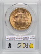 1920 $20 CAC Saint-Gaudens Double Eagle PCGS MS64+