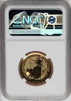 2023 G.B. G$50 BRITTANIA-KC III OBVERSE 217TH COIN STRUCK Royal Succession NGC MS69