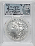 2023 Morgan Dollar Advanced Release PCGS MS70