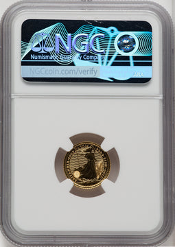 2023 G.B. G$10 BRITANNIA-QE II OBVERSE 135TH TO LAST COIN STRUCK Royal Succession NGC MS69