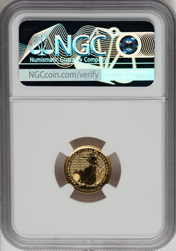 2023 G.B. G$10 BRITANNIA-QE II OBVERSE 339TH TO LAST COIN STRUCK Royal Succession NGC MS69
