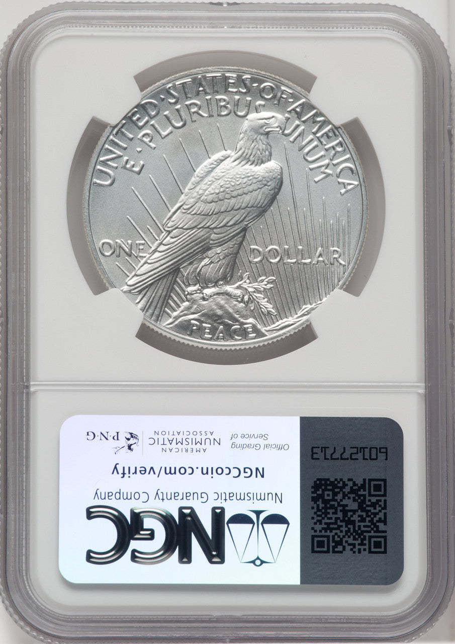 2023 $1 Peace First Day of Issue FDI 1ST Modern Commemoratives NGC MS70