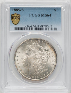 1885-S $1 Morgan Dollar PCGS MS64 (504760012)