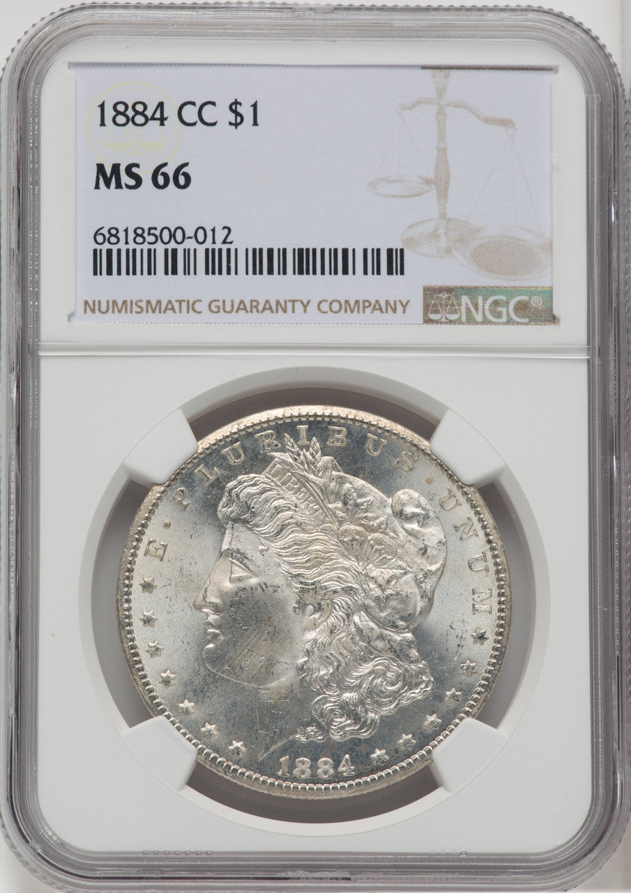 1884-CC $1 Morgan Dollar NGC MS66 (518609052)