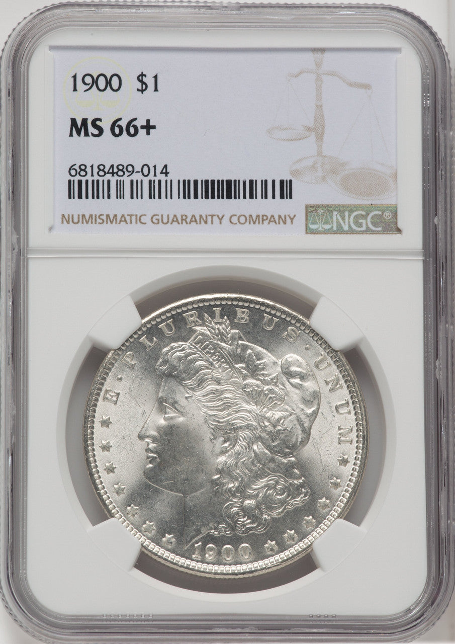 1900 $1 Morgan Dollar NGC MS66+