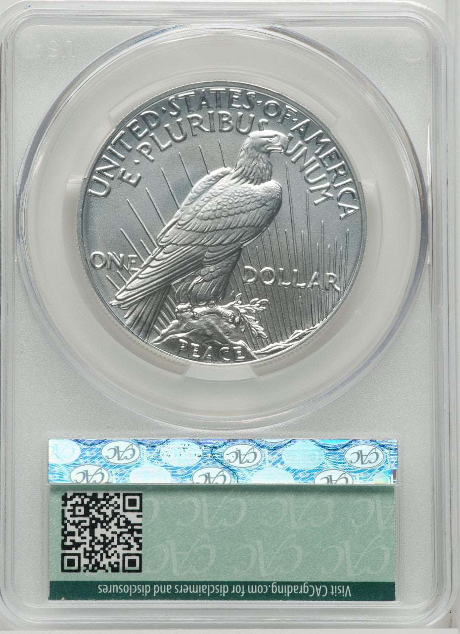2023 $1 Peace First Day of Issue Modern Commemoratives CACG MS70
