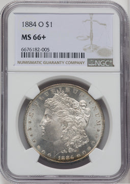 1884-O $1 Morgan Dollar NGC MS66+