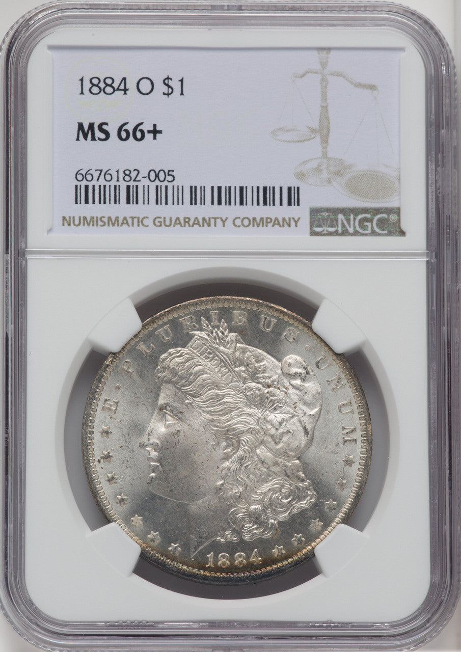 1884-O $1 Morgan Dollar NGC MS66+