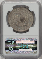 1869 S$1 Seated Dollar NGC AU53