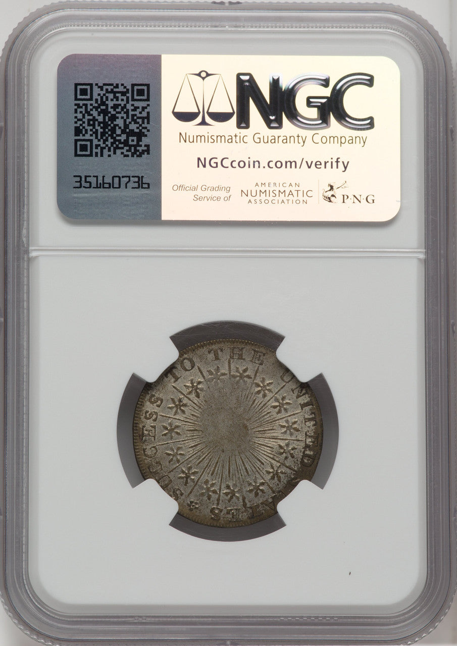 Undated Washington Success Medal Large Size Plain Edge Silvered Colonials NGC AU55