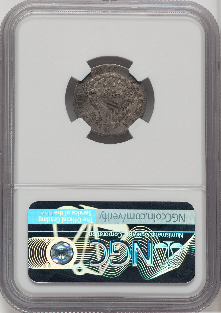 1805 10C 4 Berries JR-2 Early Dime NGC AU55