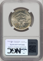 1938 50C Arkansas Commemorative Silver NGC MS66