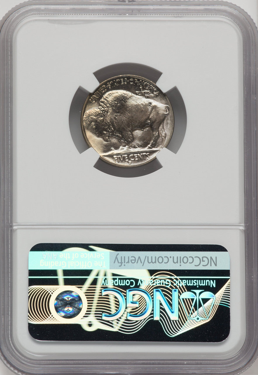 1937-D 5C Buffalo Nickel NGC MS67 (764848021)