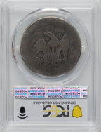 1870-CC S$1 Genuine Seated Dollar Genuine PCGS MS60