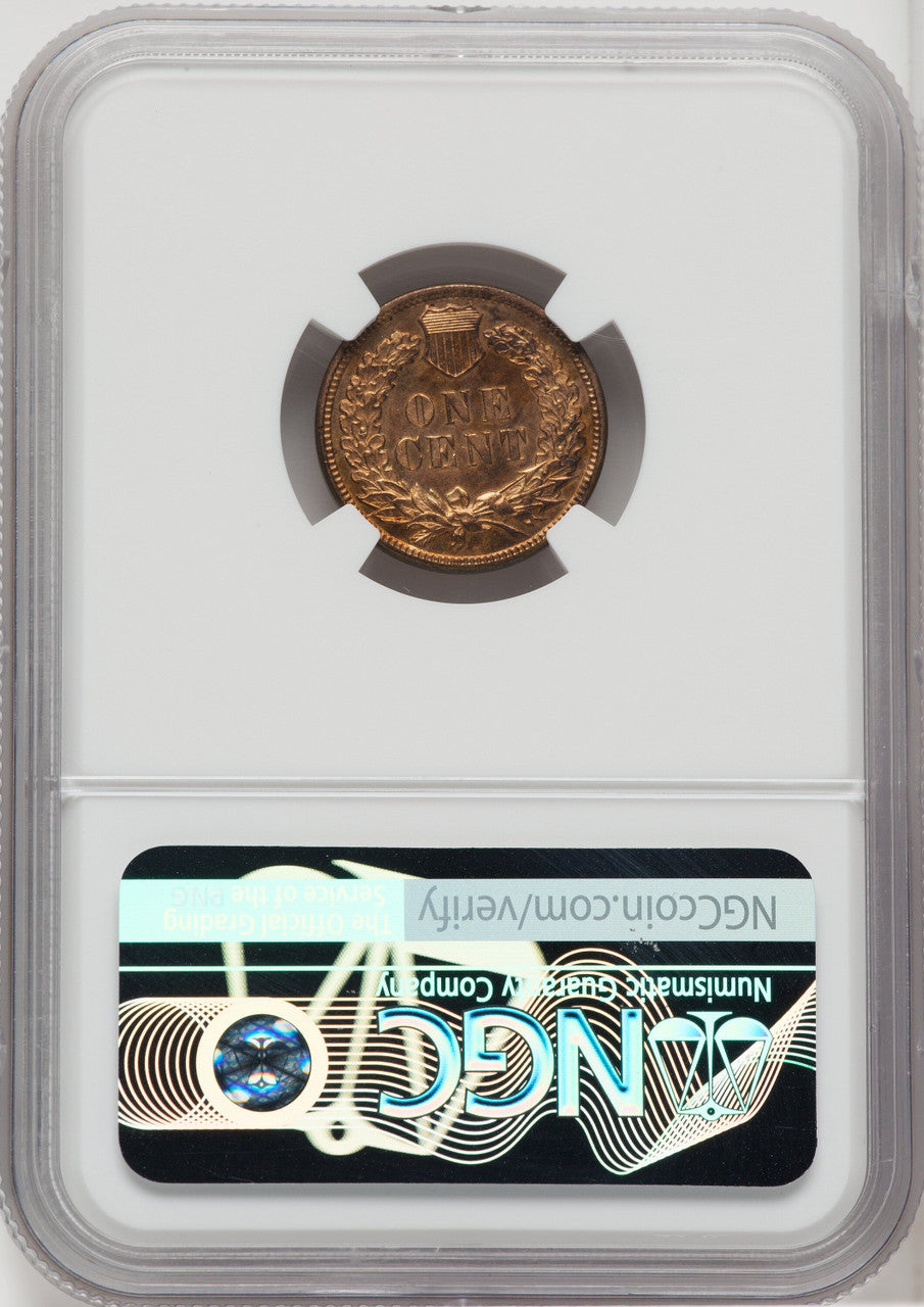 1887 1C RB Proof Indian Cent NGC PR64