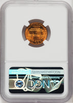 1969-D 1C RD Lincoln Cent NGC MS67+