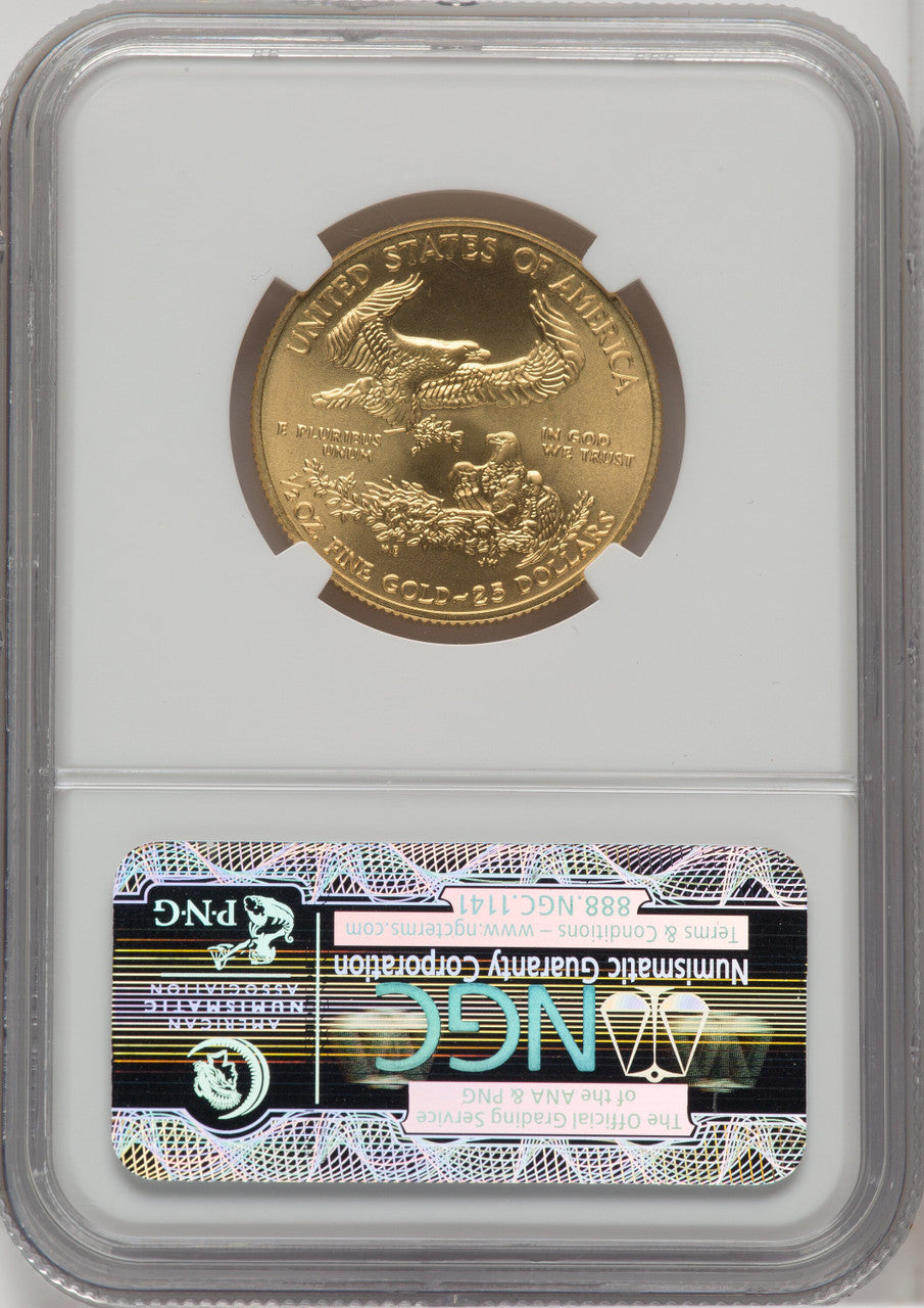 2012 $25 Half-Ounce Gold Eagle First Strike NGC MS70