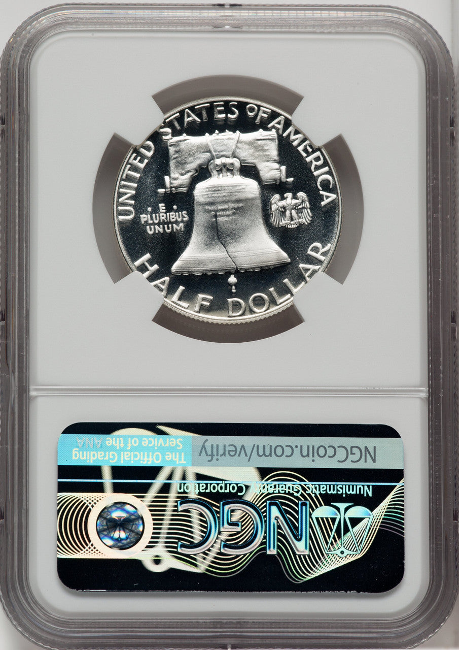 1956 50C Type 2 Proof Franklin Half Dollar NGC PR68
