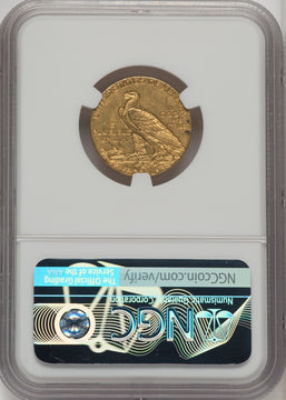 1911-S $5 Indian Half Eagle NGC AU55