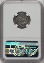1821 10C Large Date Bust Dime NGC AU58