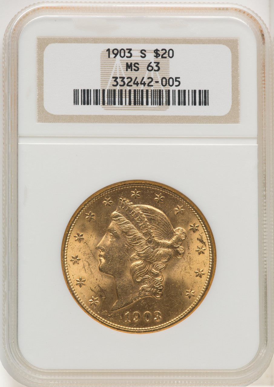 1903-S $20 Liberty Double Eagle NGC MS63 (764693022)