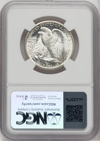 1917-S 50C REVERSE Walking Liberty Half Dollar NGC MS64