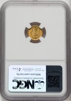 1849-O G$1 Open Wreath Gold Dollar NGC MS61
