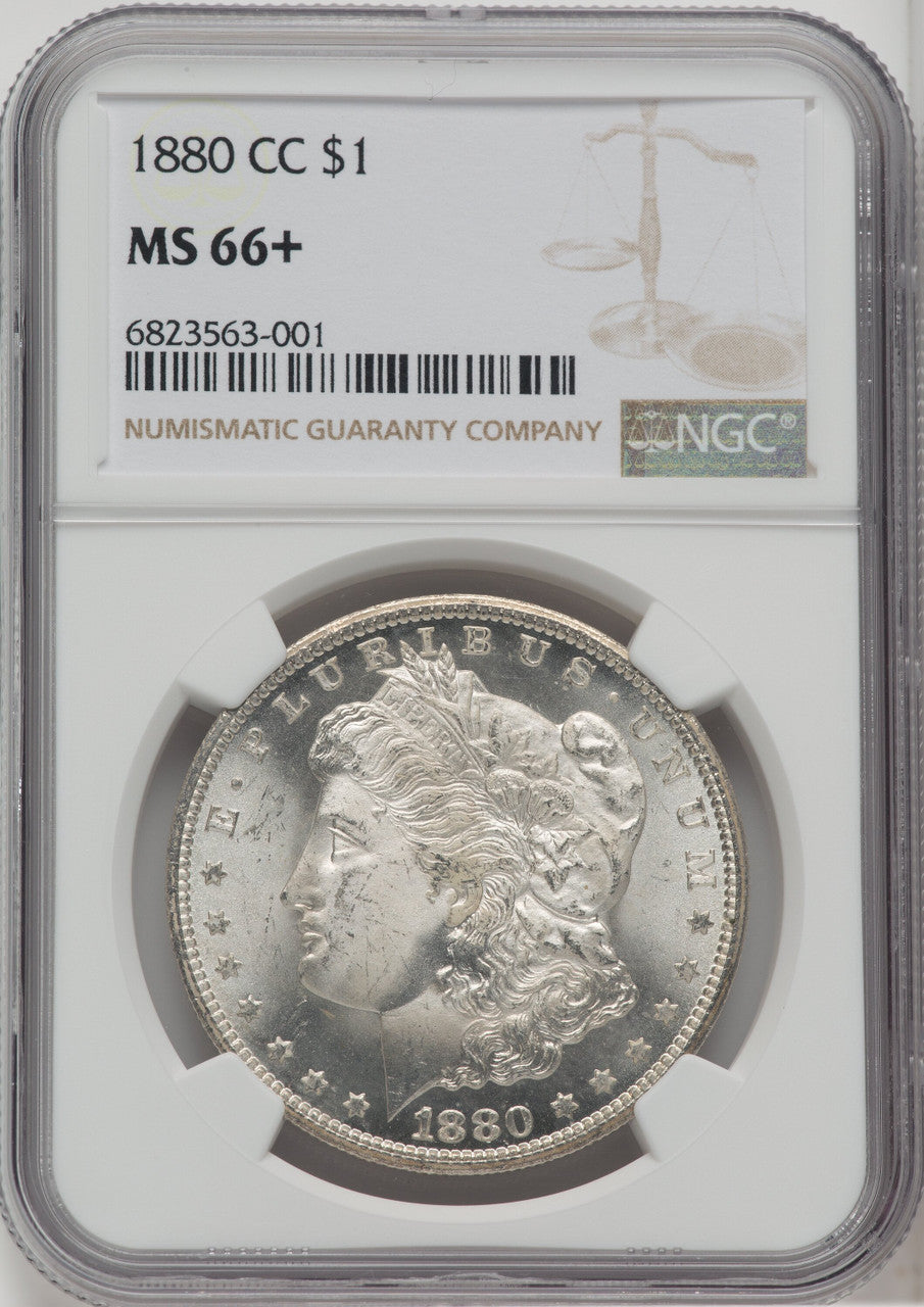 1880-CC $1 Morgan Dollar NGC MS66+