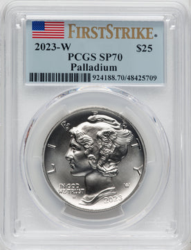 2023-W $25 Palladium First Strike PCGS SP70