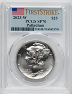 2023-W $25 Palladium First Strike PCGS SP70