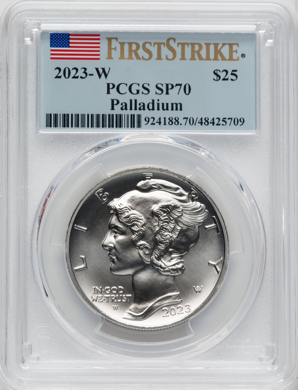 2023-W $25 Palladium First Strike PCGS SP70