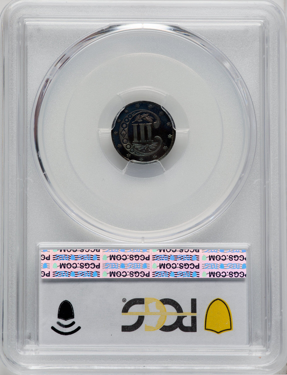 1866 3CS Proof Three Cent Silver PCGS PR67
