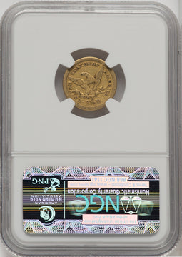 1840-O $2.50 Liberty Quarter Eagle NGC VF35