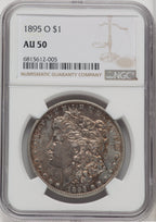 1895-O $1 Morgan Dollar NGC AU50