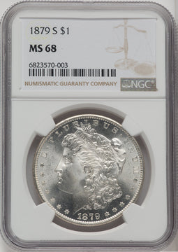 1879-S $1 Morgan Dollar NGC MS68