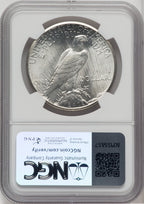 1928 $1 Peace Dollar NGC MS65