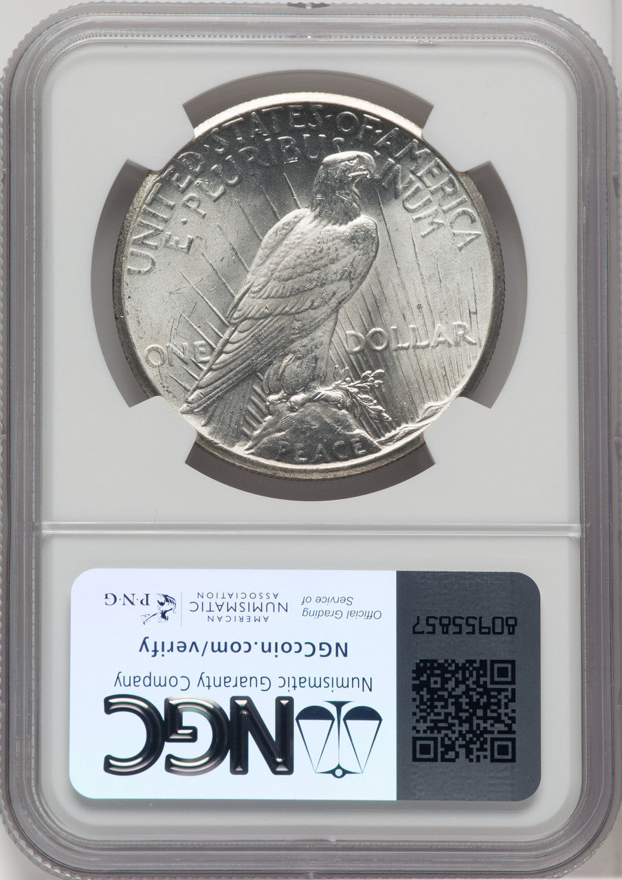 1928 $1 Peace Dollar NGC MS65