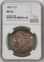 1885-O $1 Morgan Dollar NGC MS67 (763831013)