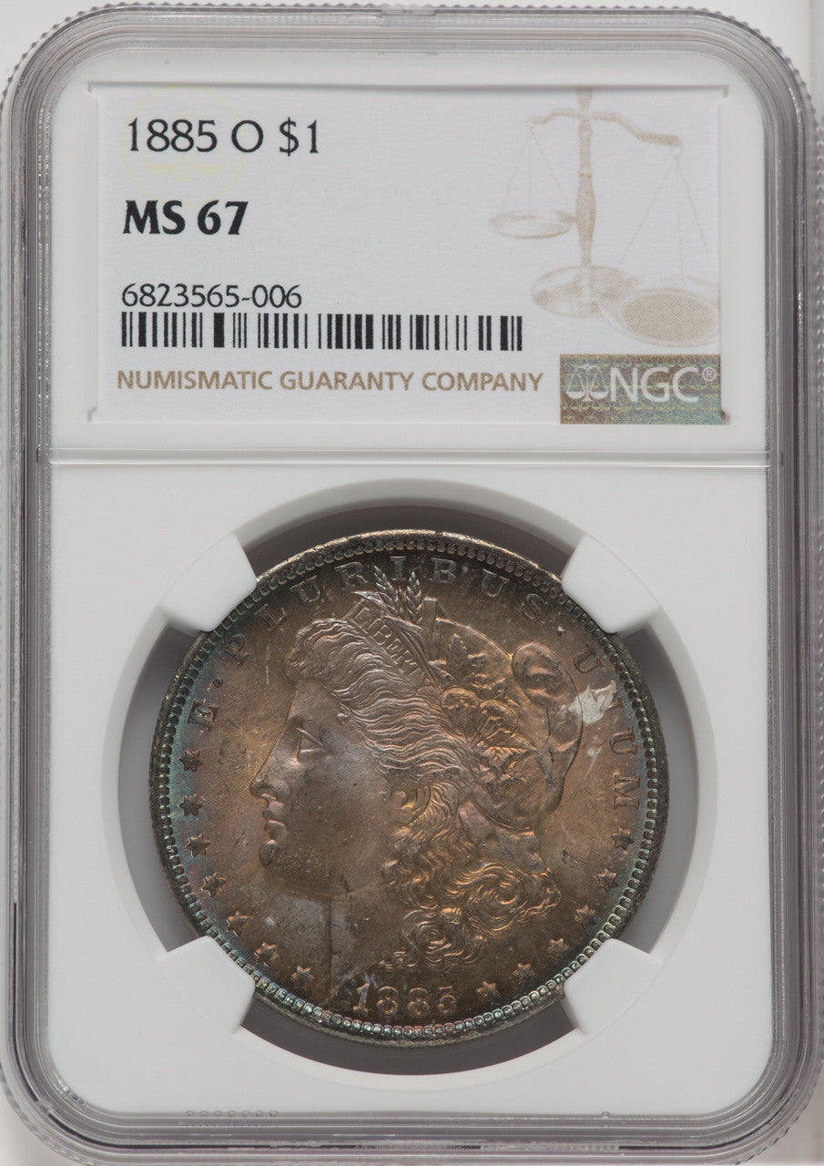 1885-O $1 Morgan Dollar NGC MS67 (763831013)