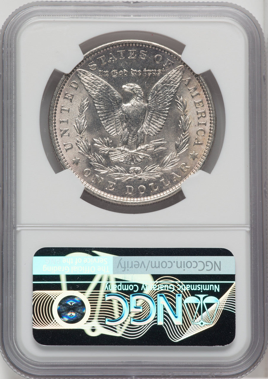 1901 $1 Green Label Morgan Dollar NGC MS64
