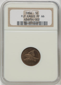 1856 1C S-9 Proof Flying Eagle Cent NGC PR66