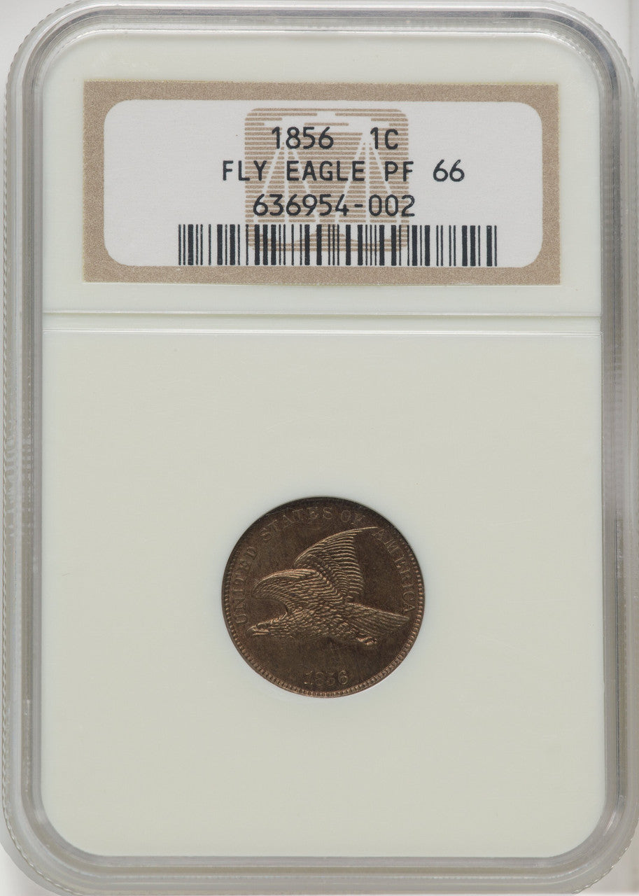 1856 1C S-9 Proof Flying Eagle Cent NGC PR66
