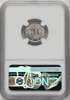1876 3CN Three Cent Nickel NGC MS66