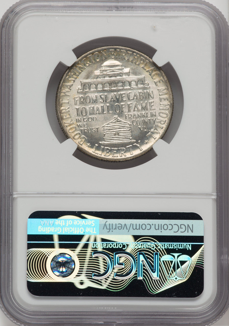1948 50C Booker T. Washington Commemorative Silver NGC MS67 (764781038)