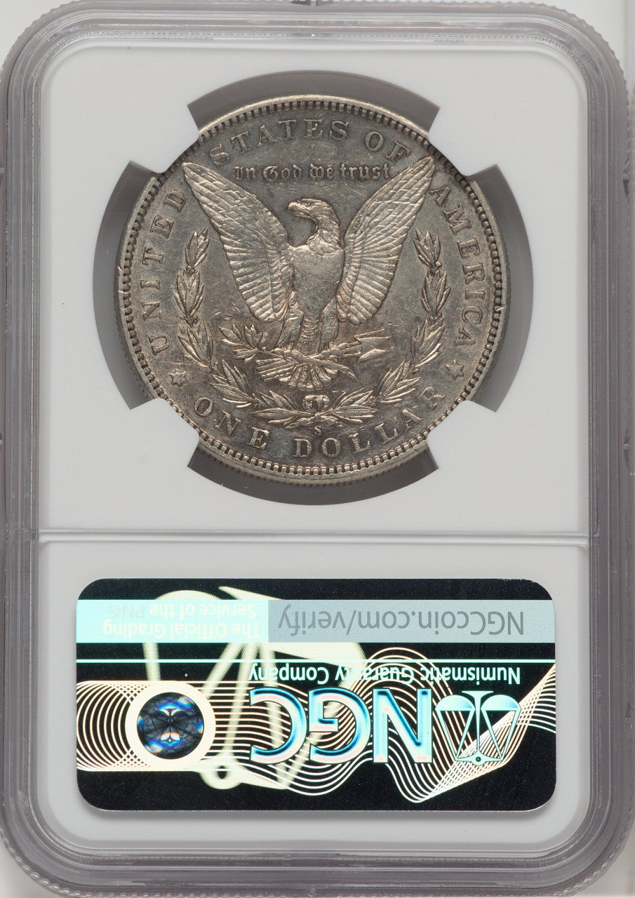 1896-S $1 Morgan Dollar NGC AU50