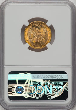 1881 $5 Liberty Half Eagle NGC MS65+