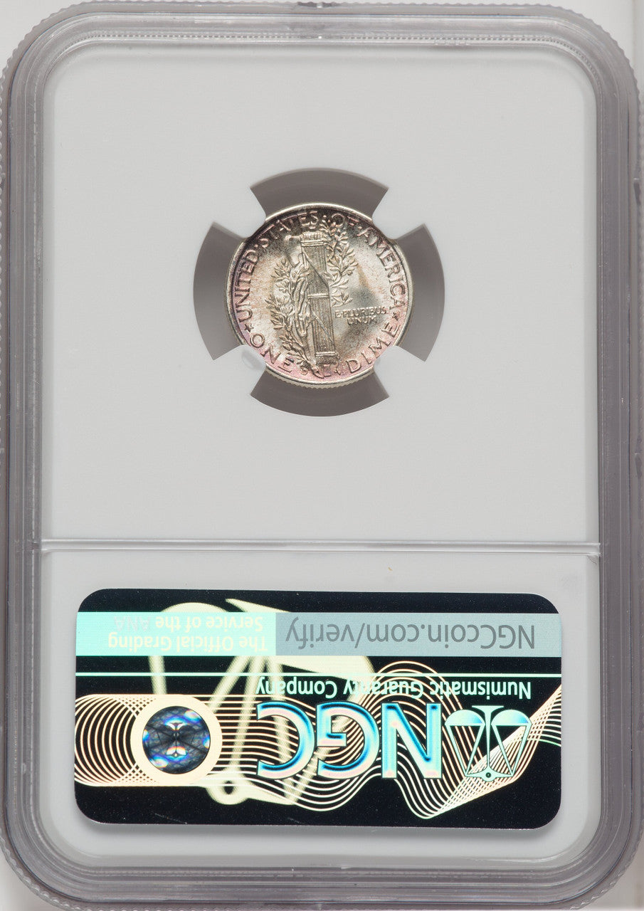 1943-D 10C FB Mercury Dime NGC MS68