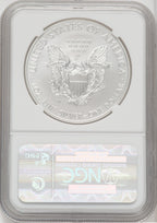 2011-W S$1 Burnished Silver Eagle NGC MS70