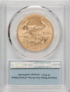 2016-W $50 One-Ounce Gold Eagle First Strike 30th Anniversary PCGS SP70